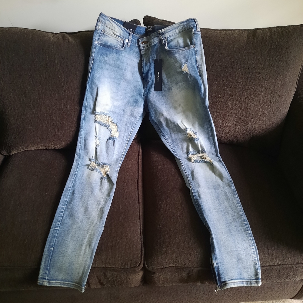 Fashion Nova Distressed Skinny Jeans